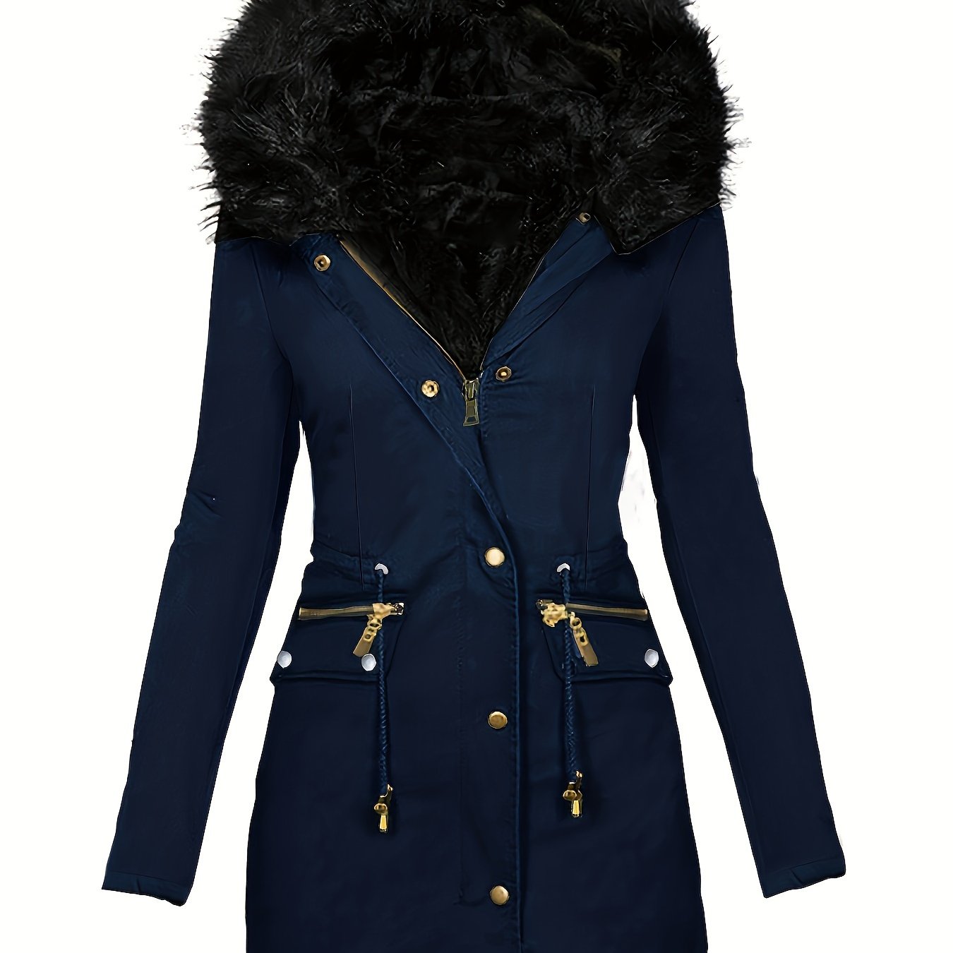 Trendy parka jas van luxe katoenmix | Verstelbare taille en praktische zakken | Perfect voor herfst en winter afbeelding 13