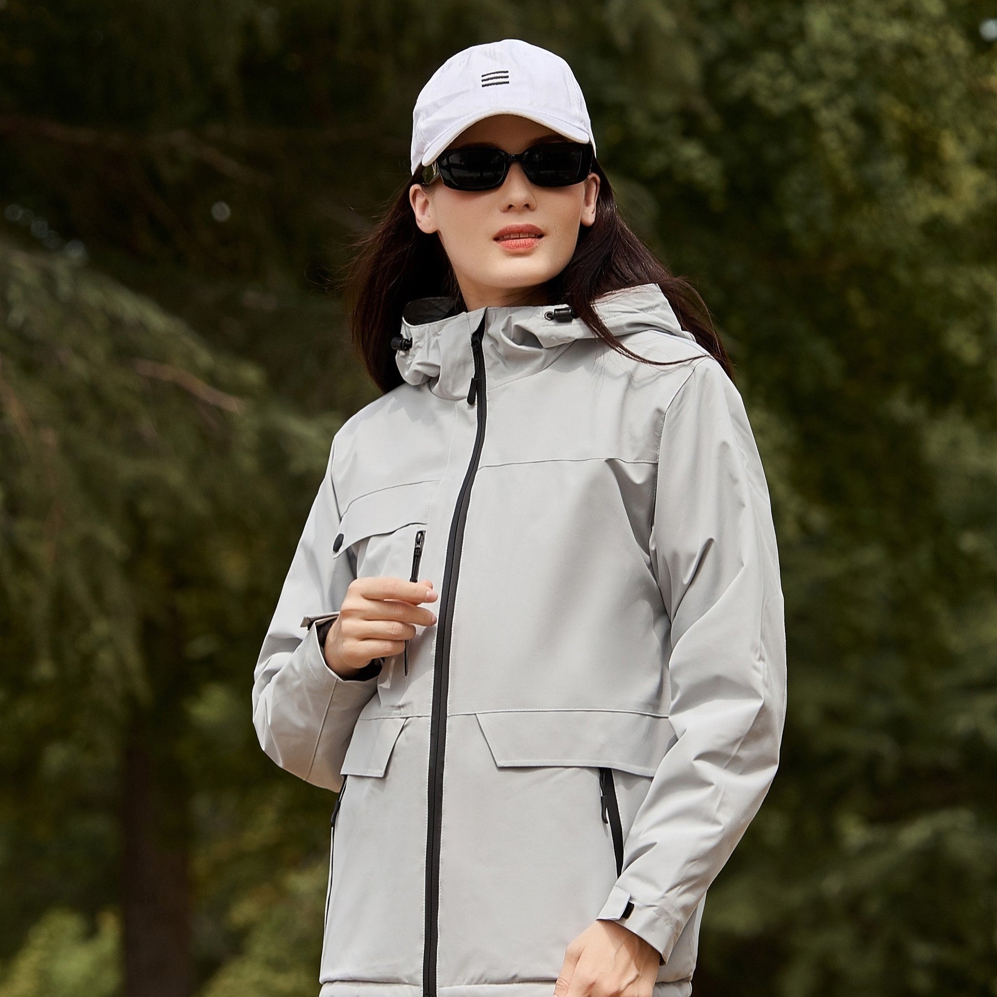 Dames Pluche Outdoor Punch Jas: Stijlvol & Warm voor Buitenavonturen! afbeelding 11