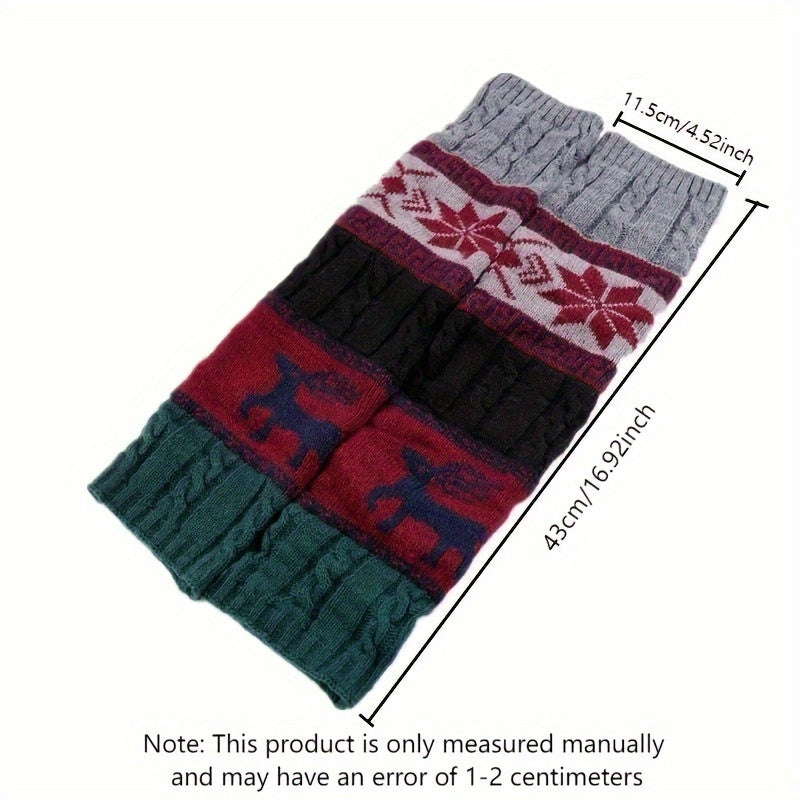 Warme Winter Socks met Sneeuwvlokprint - 100% Acryl voor Extra Comfort afbeelding 8