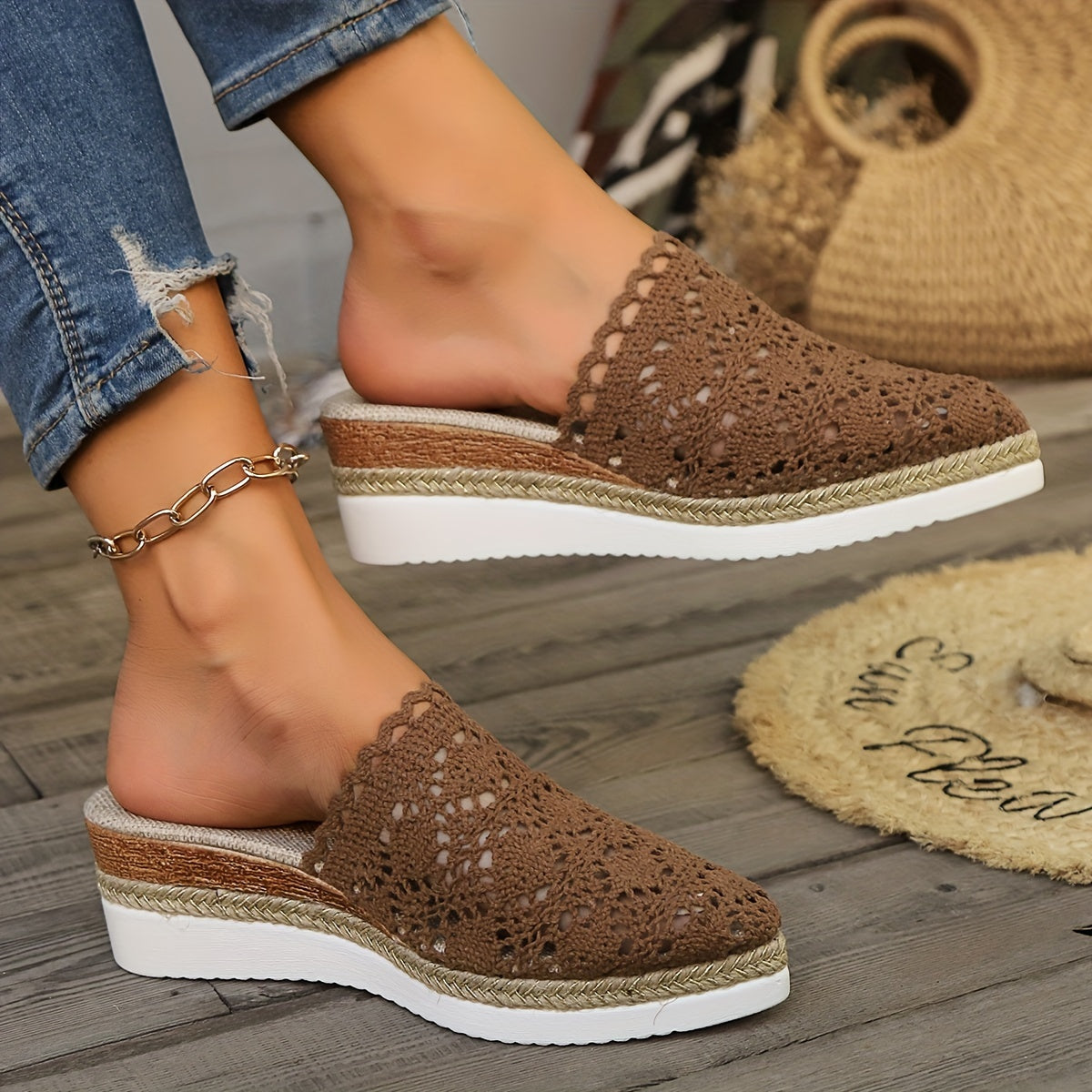 Stijlvolle gehaakte kant sandalen: de perfecte zomerlook! afbeelding 5