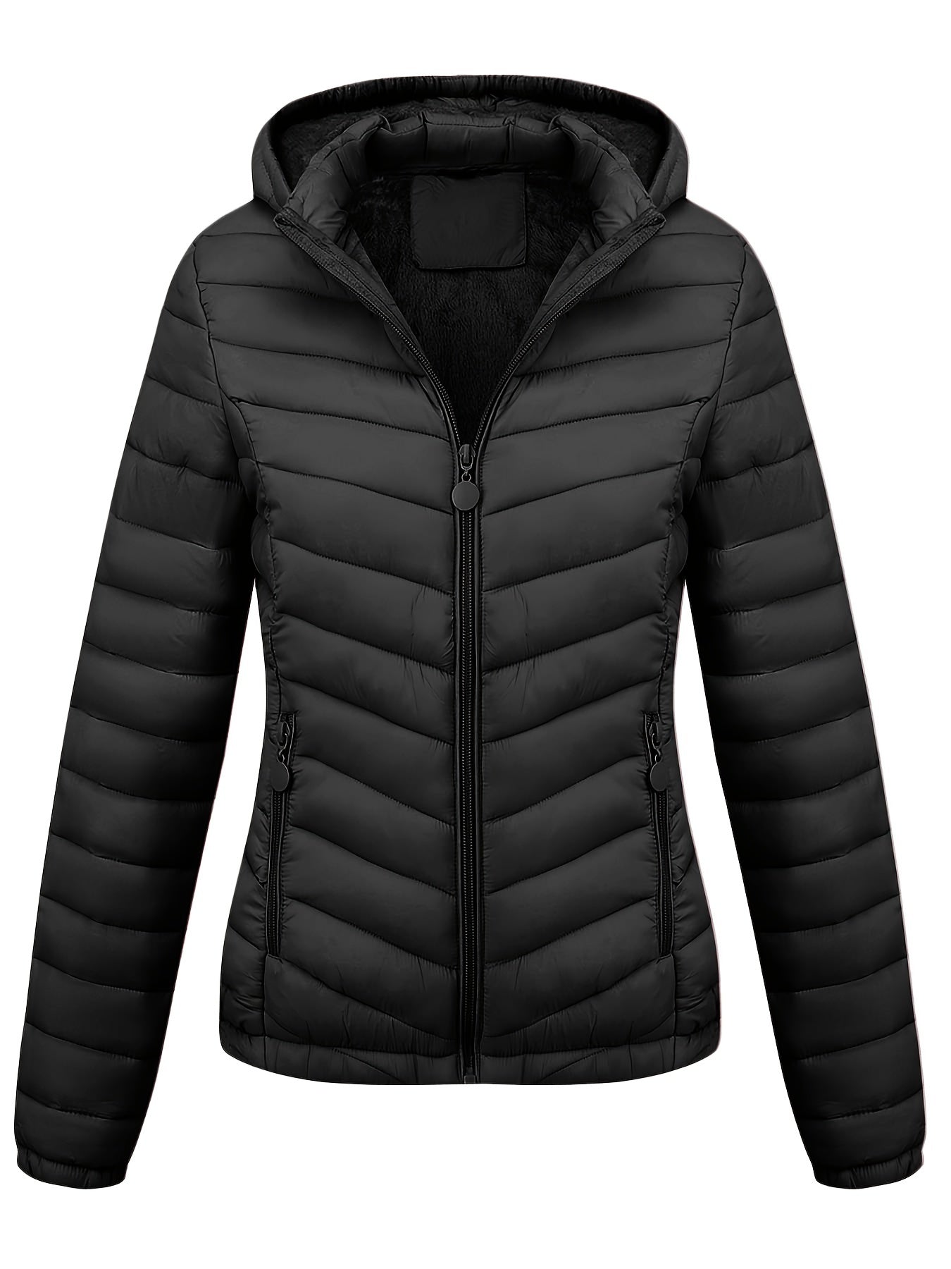 Stijlvolle en Comfortabele Puffy Hoodie Jas van Zachte Katoenmix | Herfst & Winter Essentieel afbeelding 5