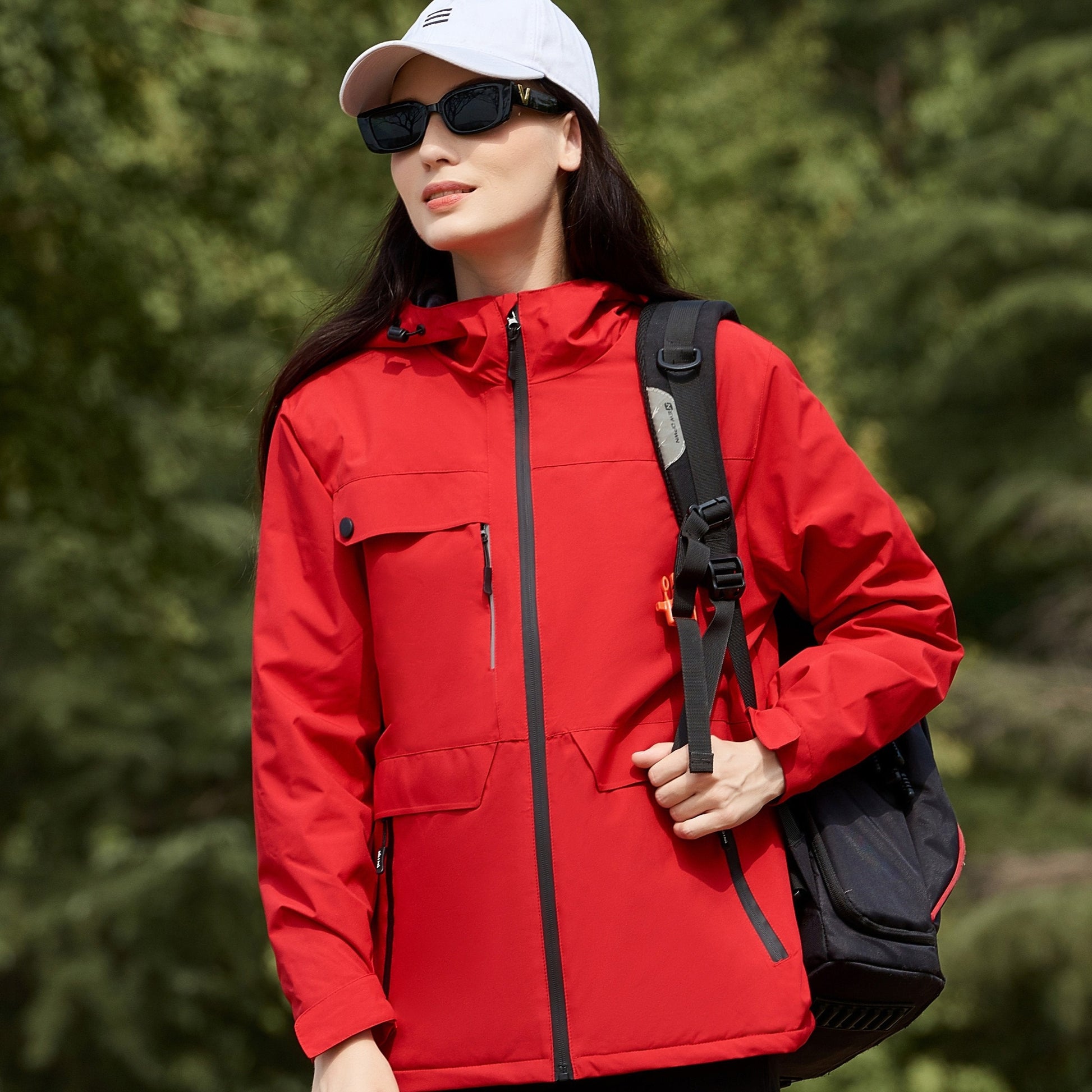 Dames Pluche Outdoor Punch Jas: Stijlvol & Warm voor Buitenavonturen! afbeelding 12