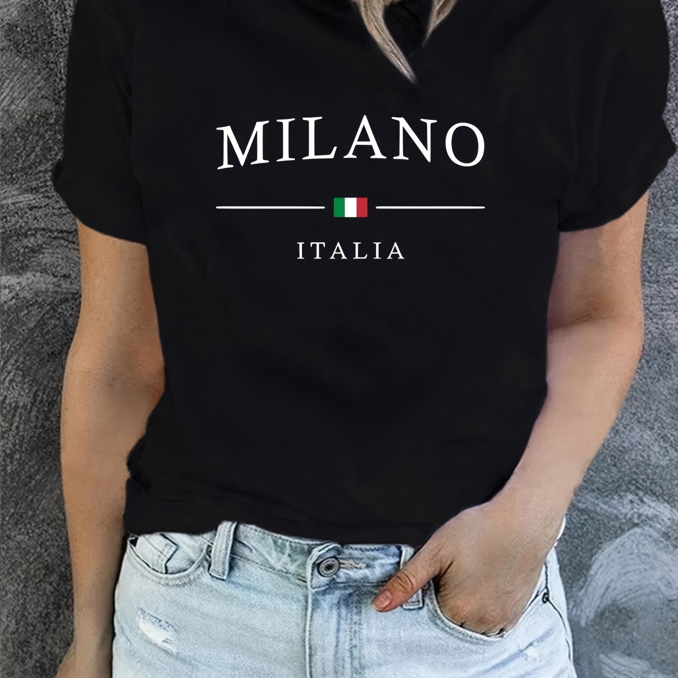 Italiaans geïnspireerd print T-shirt afbeelding 11