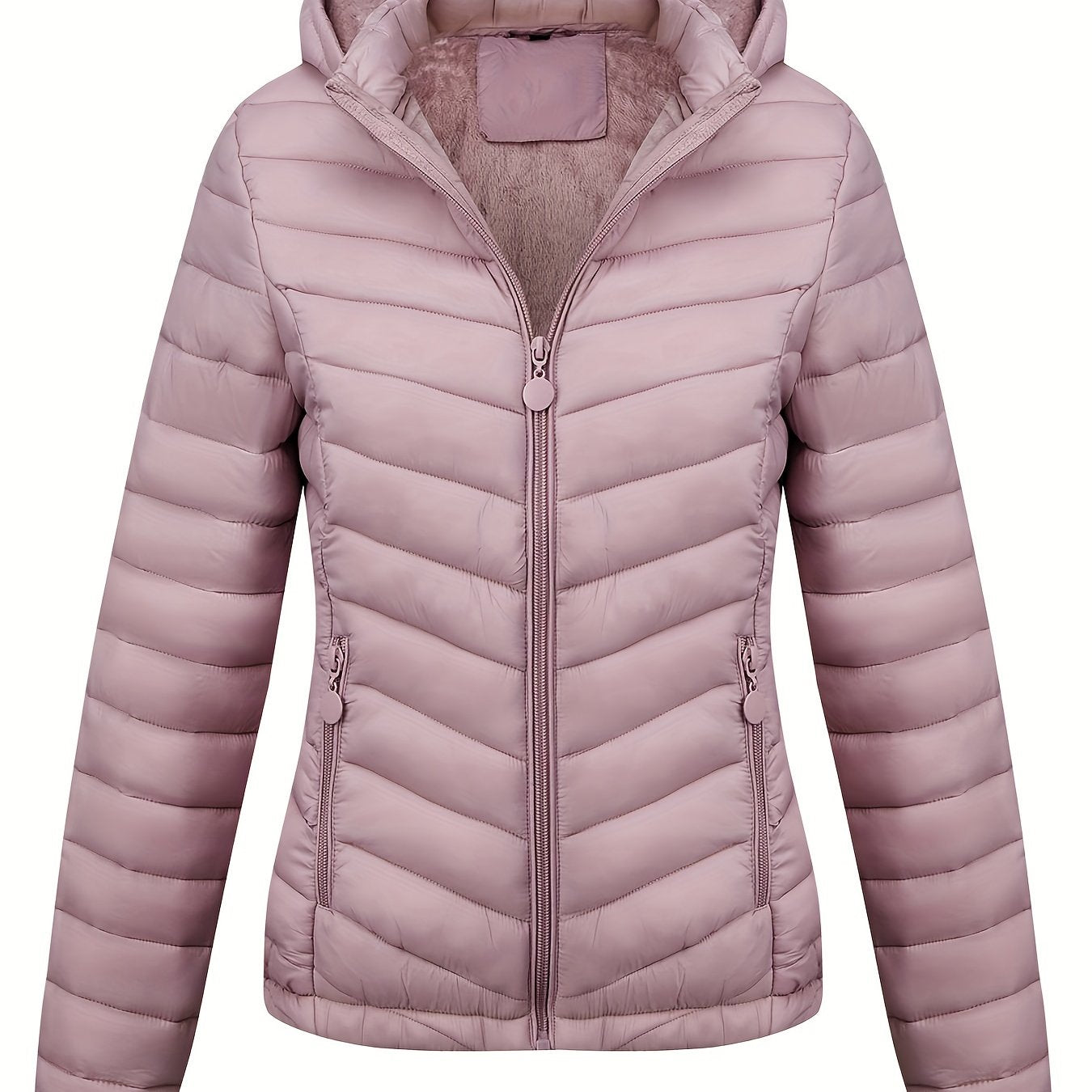 Stijlvolle en Comfortabele Puffy Hoodie Jas van Zachte Katoenmix | Herfst & Winter Essentieel afbeelding 16
