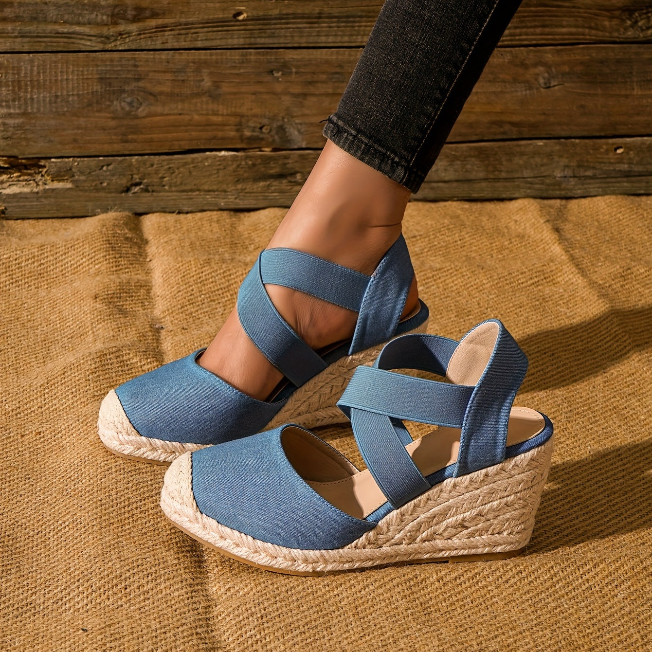 Stijlvolle espadrilles met sleehak voor dames | Comfortabel en chic | Perfect voor de lente en zomer afbeelding 6