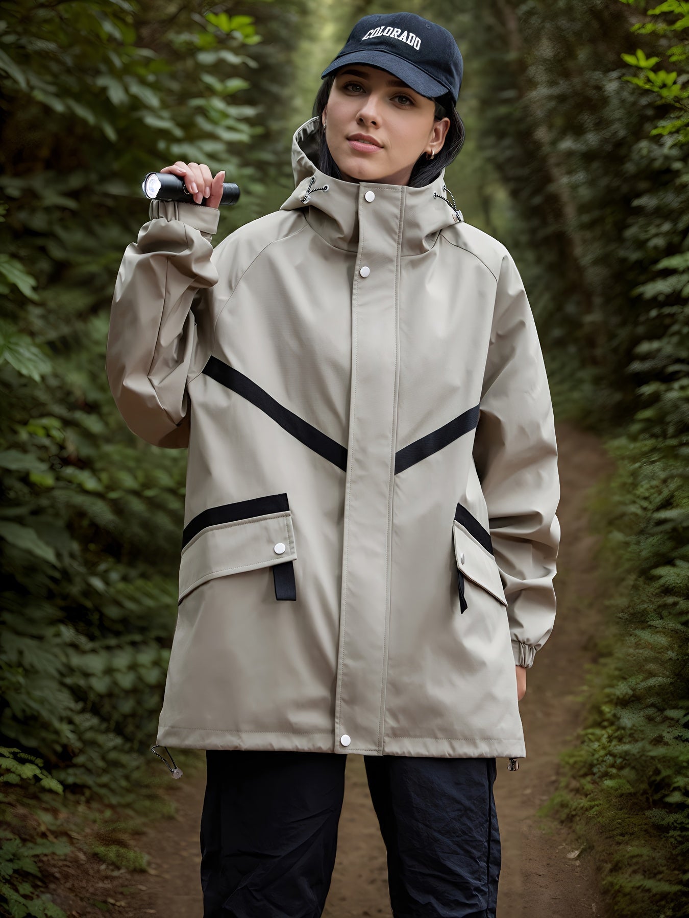 Waterdicht lichtgewicht windjack van premium katoenmix | Bescherming en stijl in één | Perfect voor herfst en winter afbeelding 3