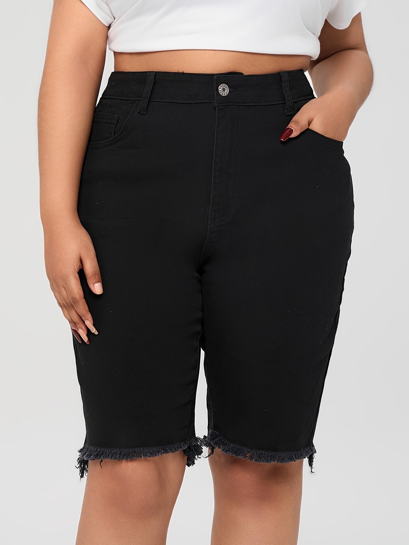 Vind je perfecte blauwe denim shorts voor de lente en zomer - Ontdek onze stijlvolle en comfortabele opties afbeelding 2