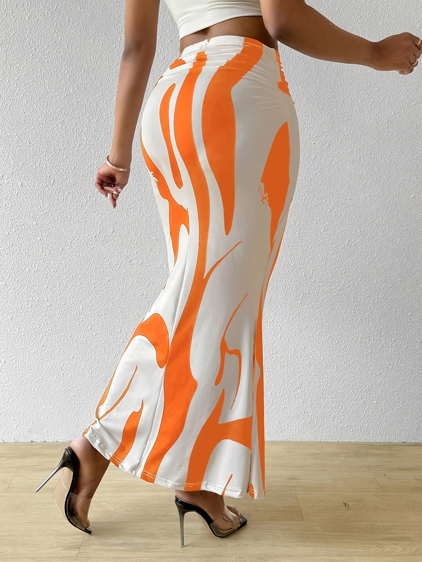 Elegante high waist bodycon rok met print: veelzijdige stijl voor iedere vrouw afbeelding 8