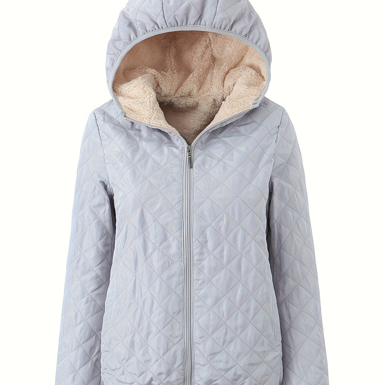 Gewatteerde jas met capuchon en rits - perfecte combinatie van comfort en stijl afbeelding 18