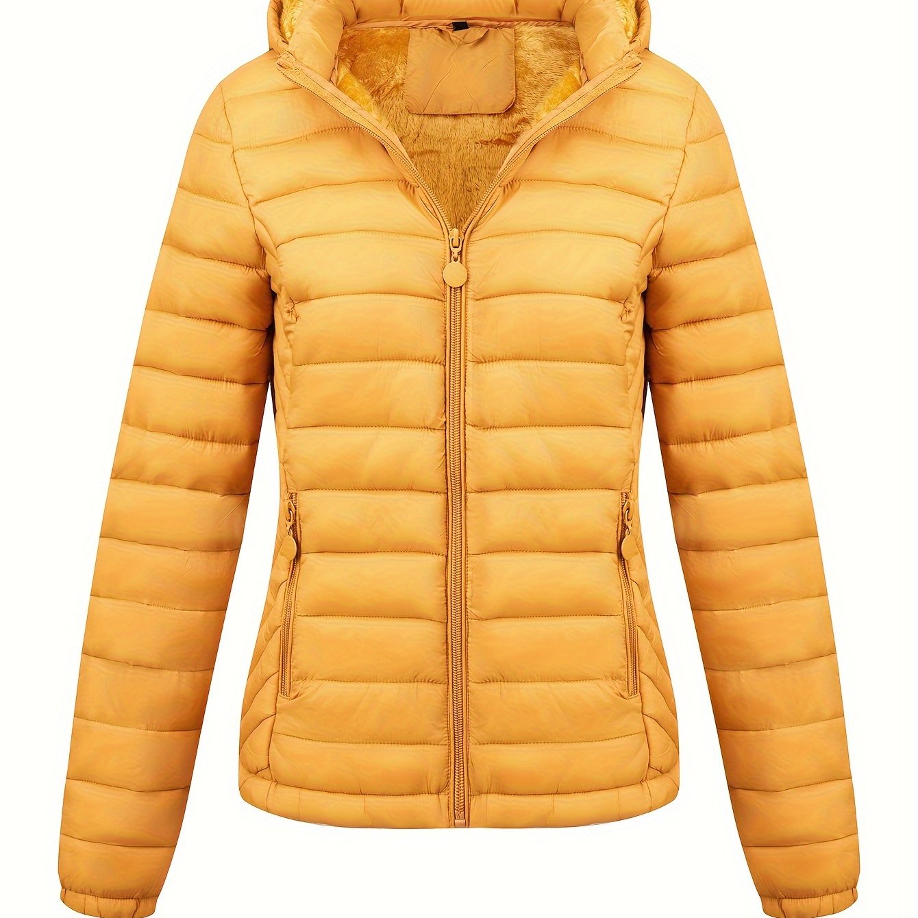 Modieuze gewatteerde ritsbare hoodie jas - stijlvol & warm voor elke gelegenheid! afbeelding 14