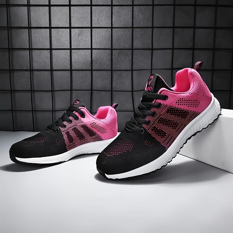 Ademende gebreide damessneakers afbeelding 3