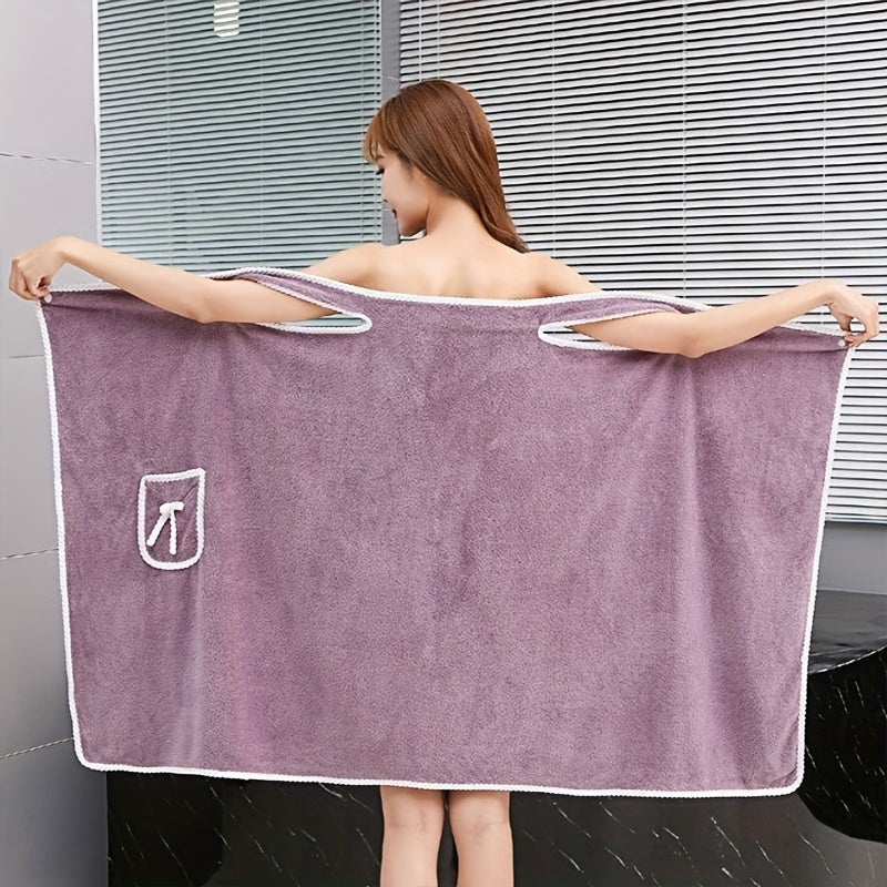 Dames badjas van superabsorberend materiaal - stijlvol en praktisch voor snelle droging | Gemaakt van luxe katoenmix | Ideaal voor alle seizoenen afbeelding 12