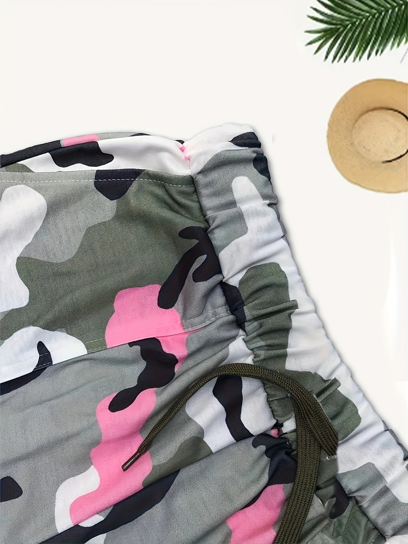 Stijlvolle dames camo jogger trainingsbroek met zakken - Perfect voor de actieve en casual vrouw - Bestel nu! afbeelding 4