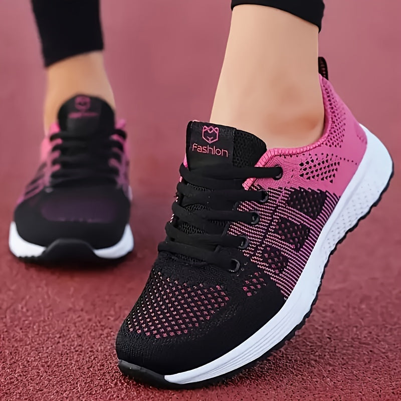 Ademende gebreide damessneakers afbeelding 6