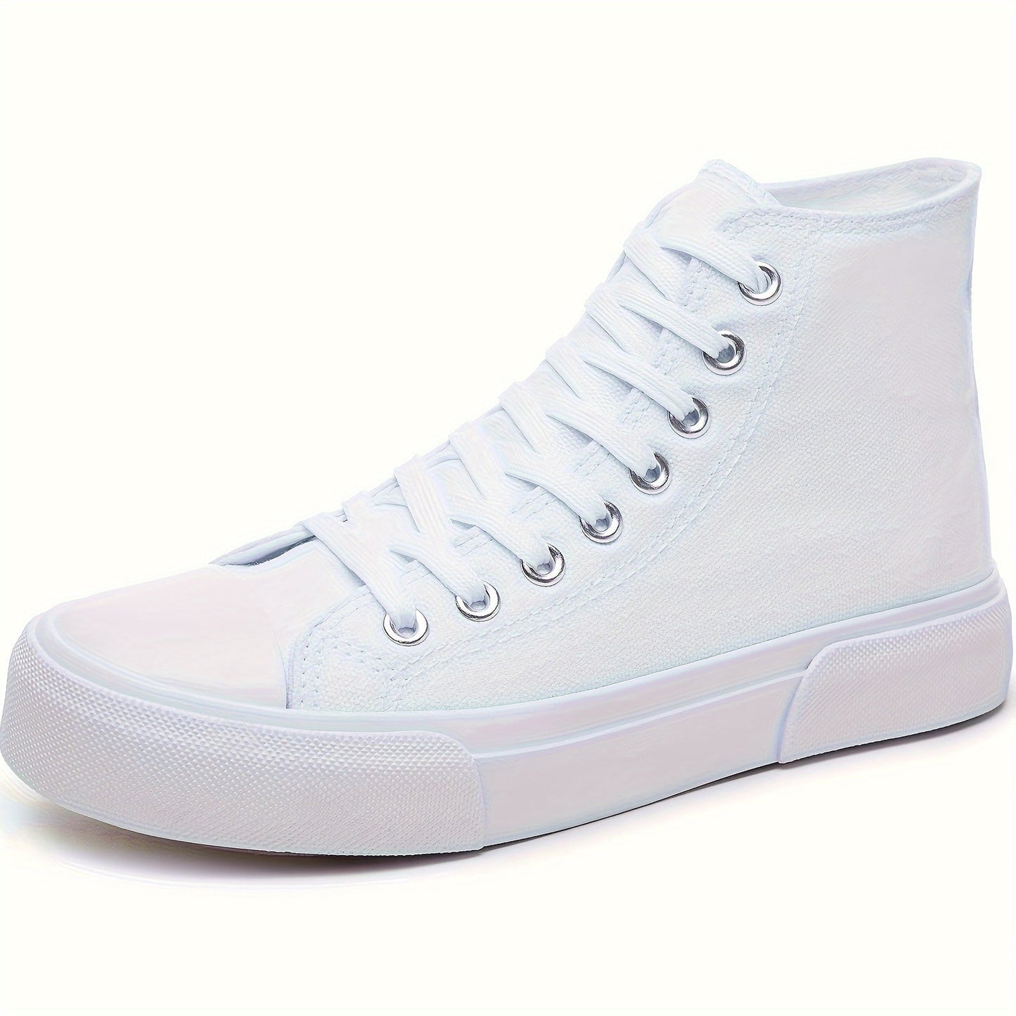 Casual canvas sneakers met rubberen zool afbeelding 8