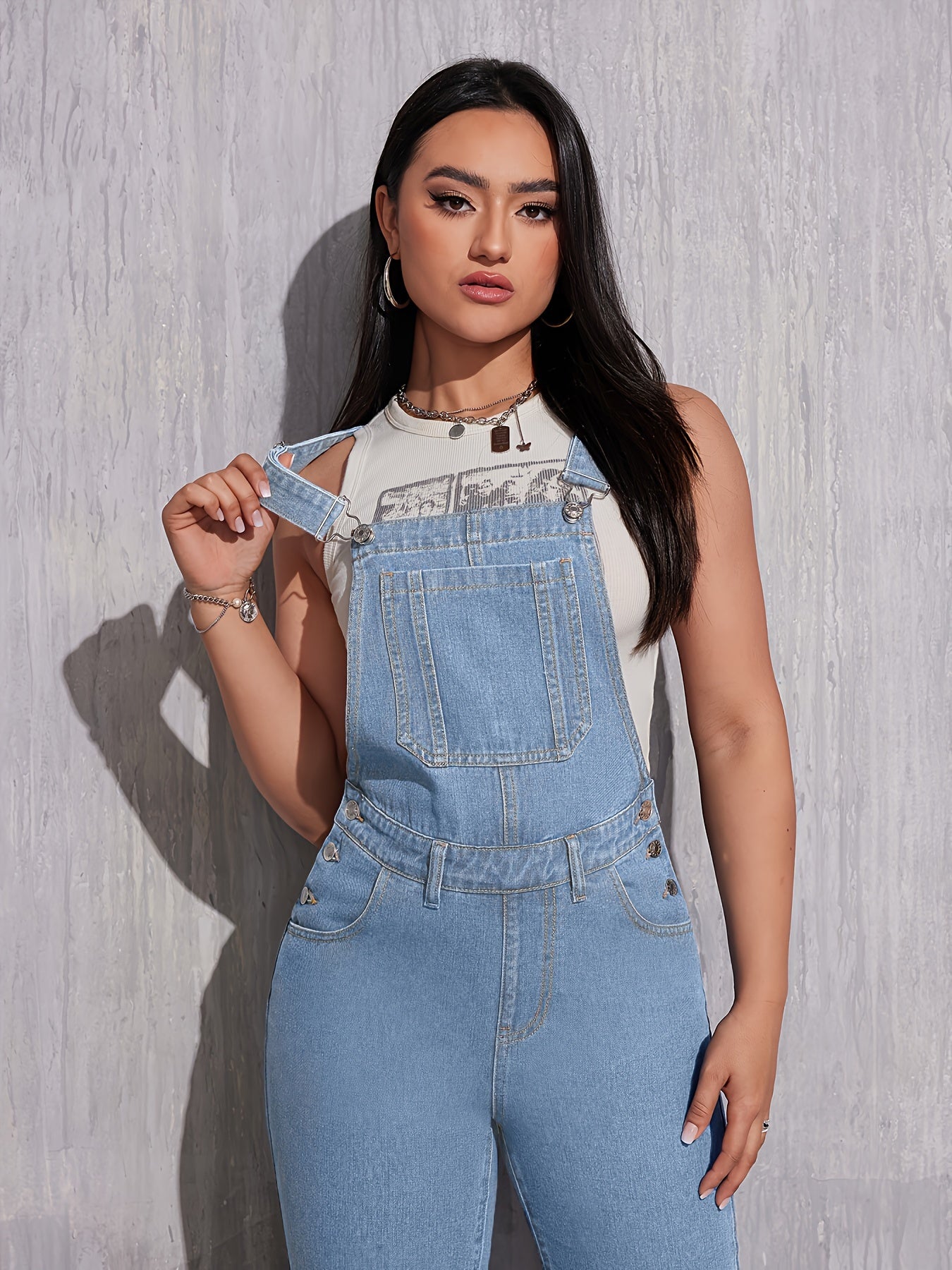 Lichtblauwe denim overalls - Comfortabel & tijdloos | Shop nu! afbeelding 5