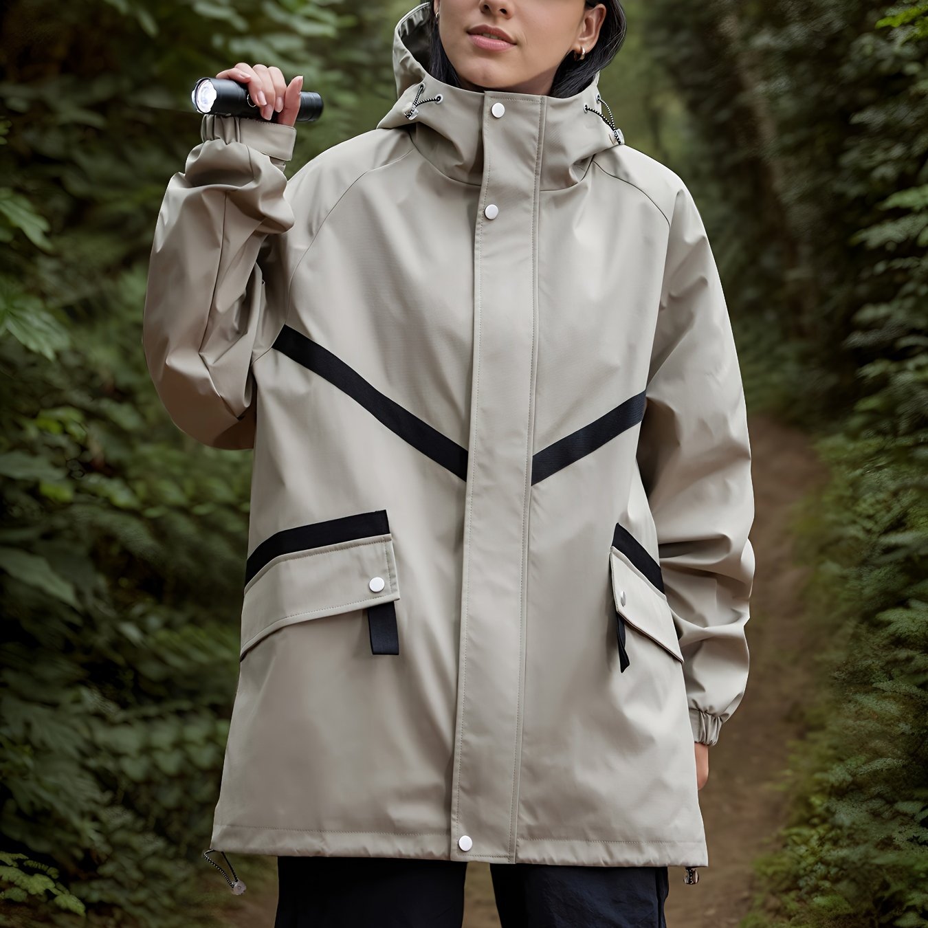 Waterdicht lichtgewicht windjack van premium katoenmix | Bescherming en stijl in één | Perfect voor herfst en winter afbeelding 14