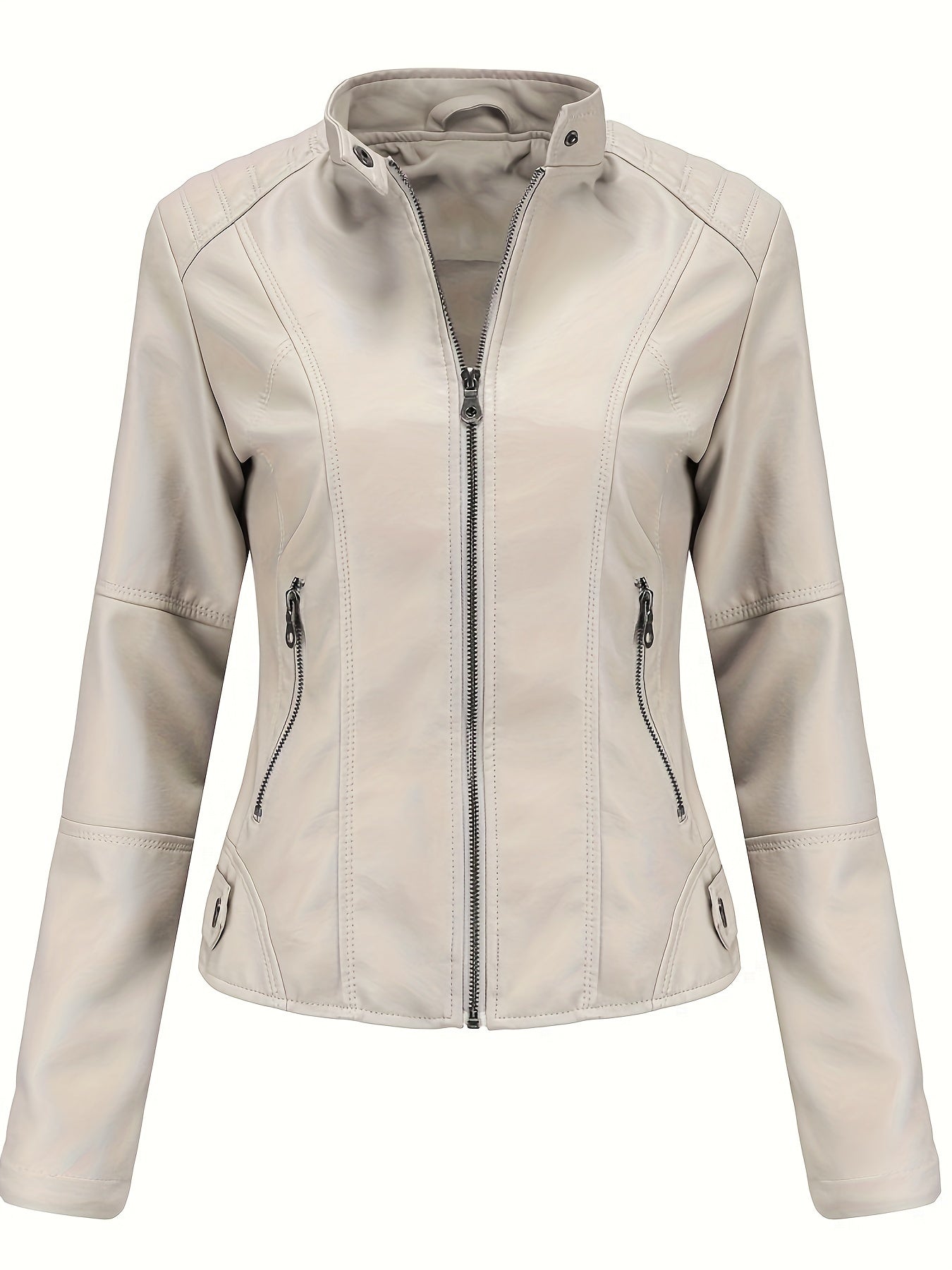 Stoer en stijlvol: Faux leren bikerjack voor heren – perfect voor de winter! afbeelding 2