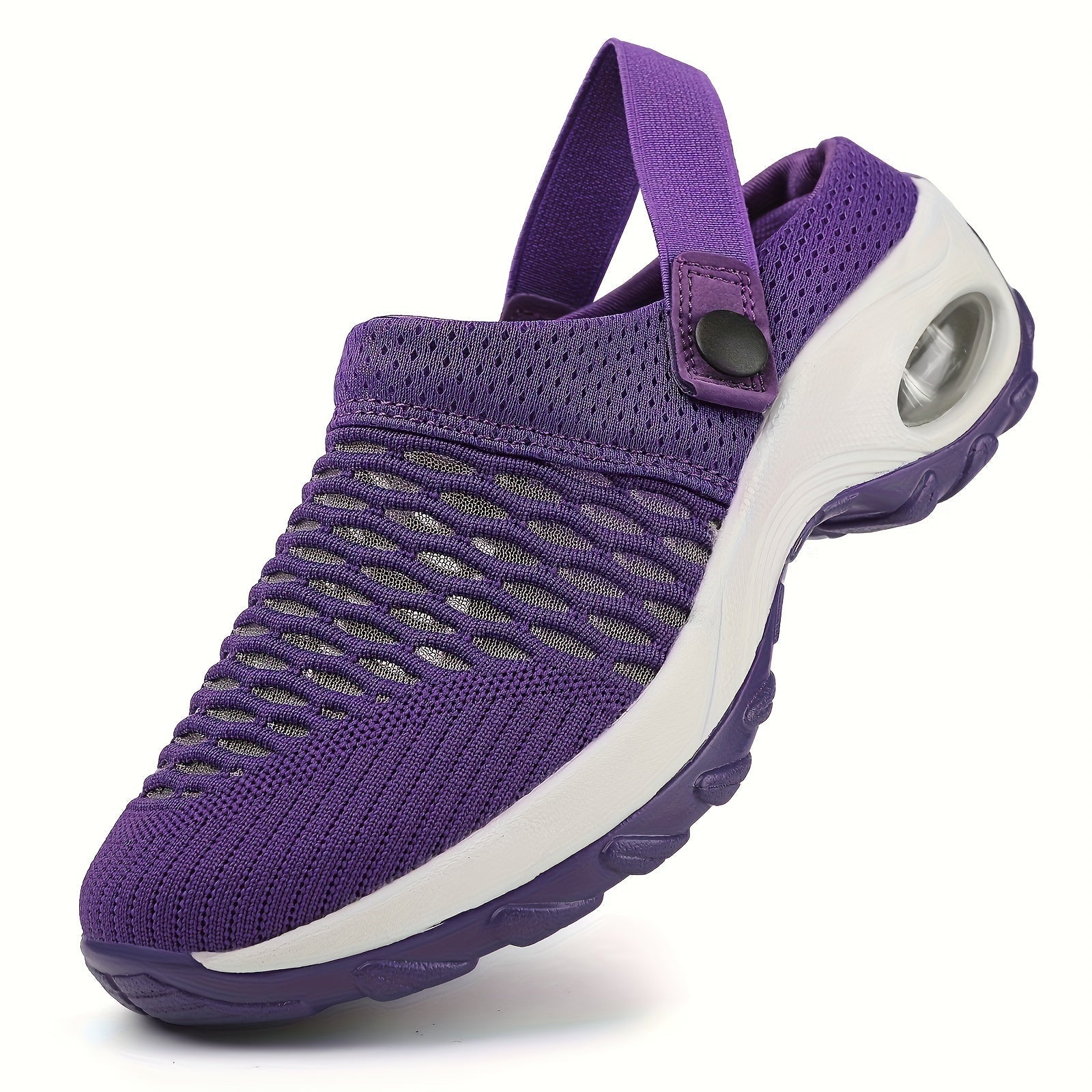 Ademende mesh slip-ons met dikke zool afbeelding 3