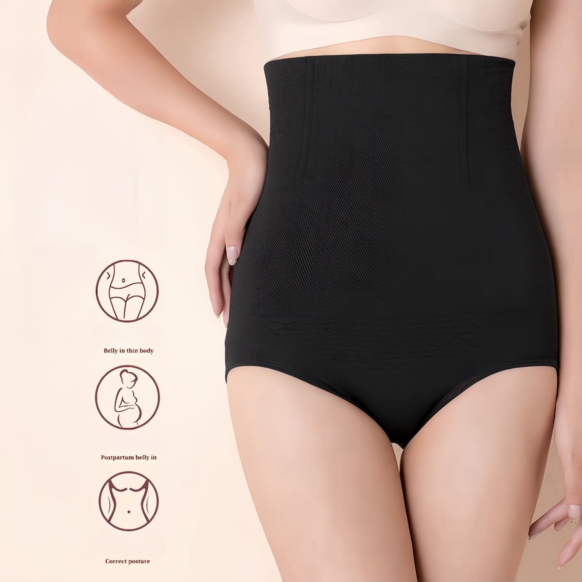 Hoge taille postpartum shapewear voor een comfortabele en strakke pasvorm afbeelding 4