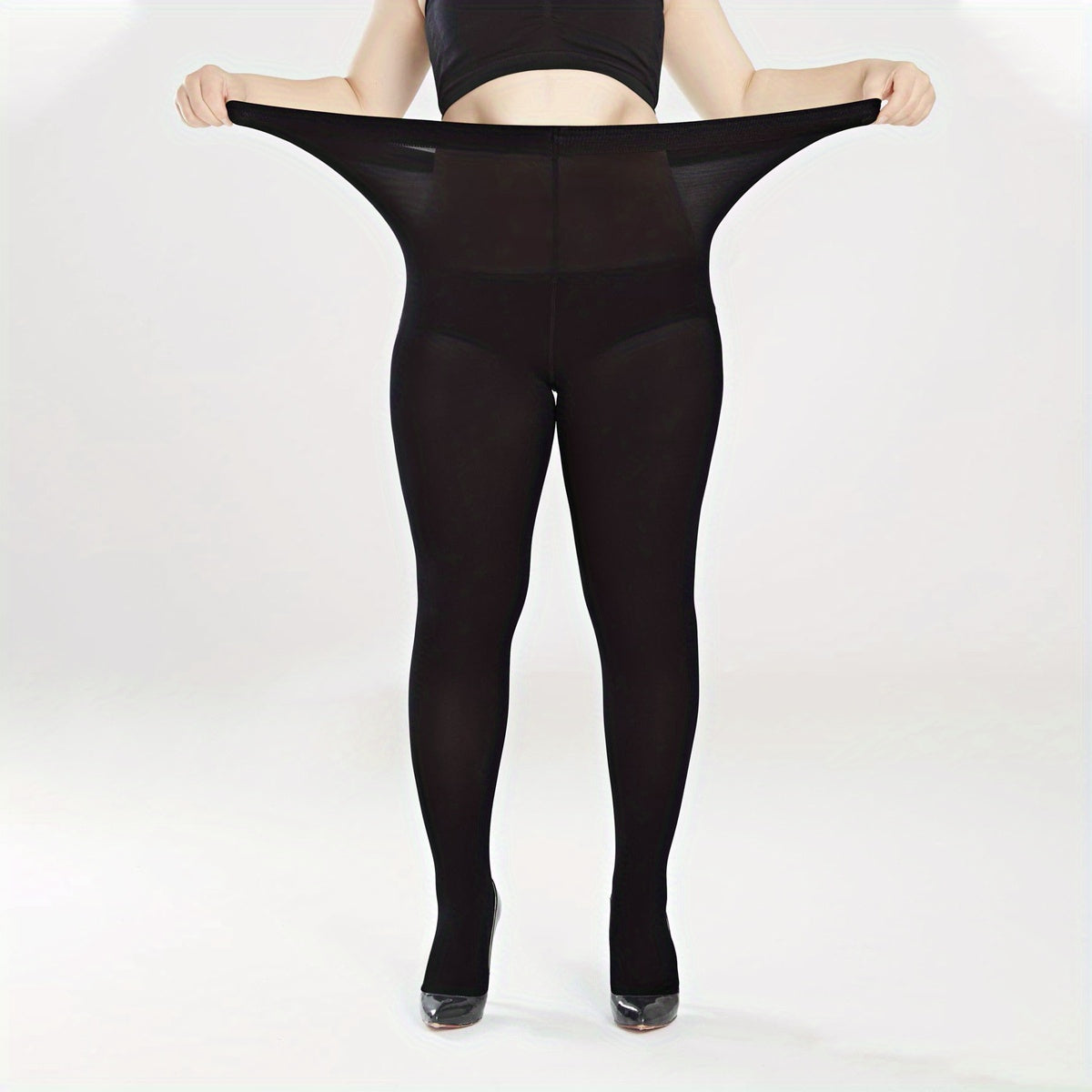 Comfortabele grote maten panty van Fleur: elastisch en zacht! Shop nu. afbeelding 6