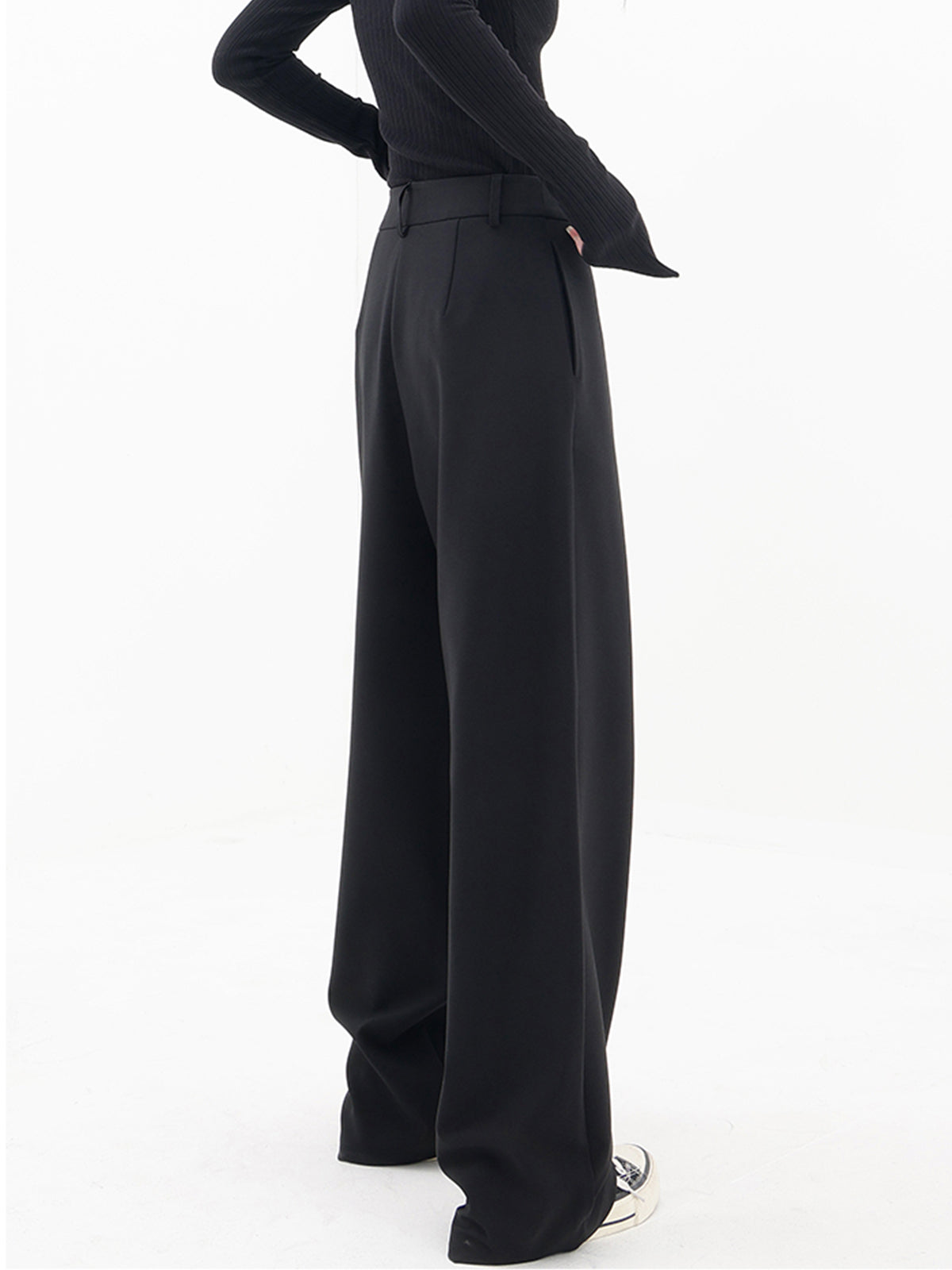 Nina | Asymmetrische wijde broek