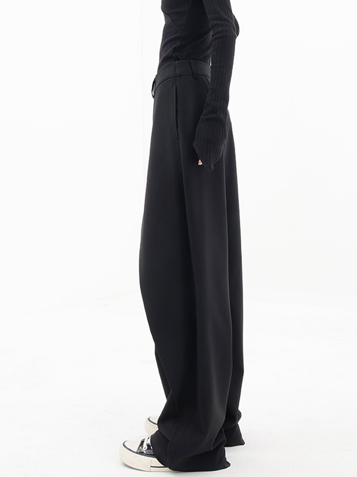 Nina | Asymmetrische wijde broek