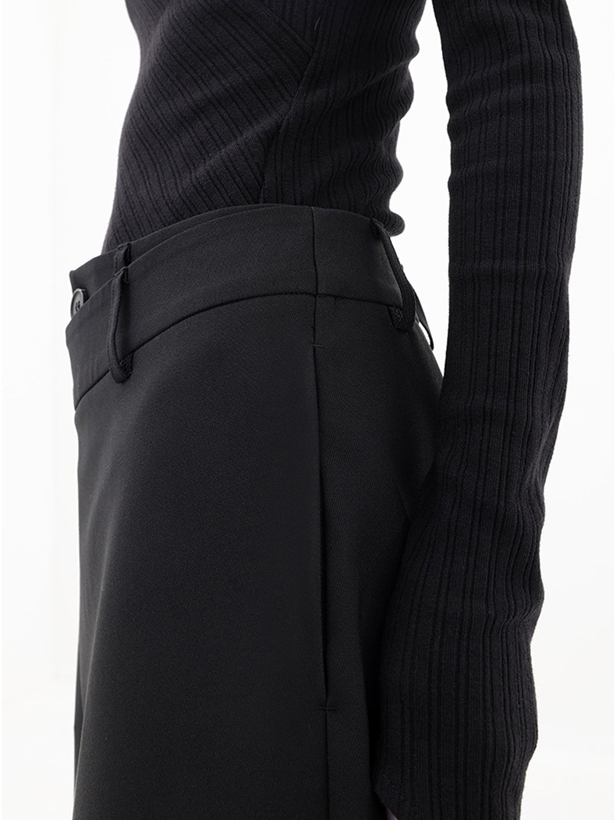 Nina | Asymmetrische wijde broek
