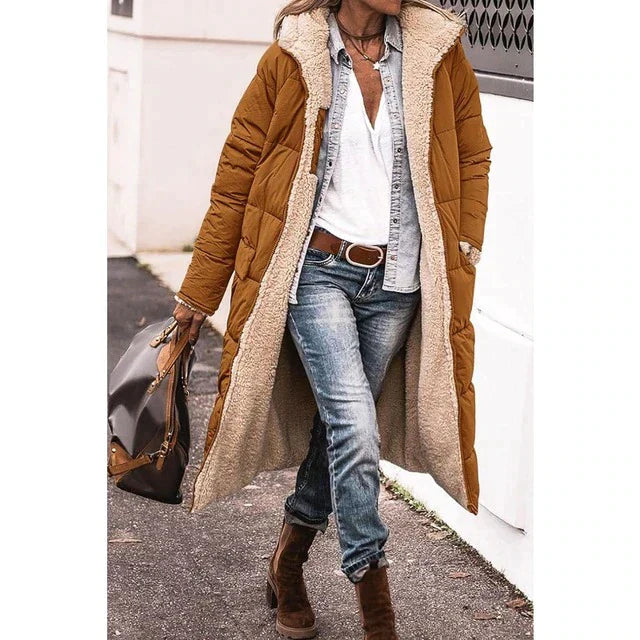 Lotte | Hazel fleece & casual kapmantel