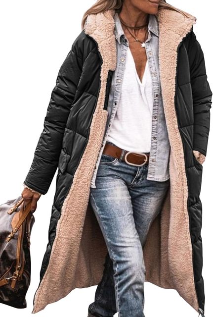 Lotte | Hazel fleece & casual kapmantel