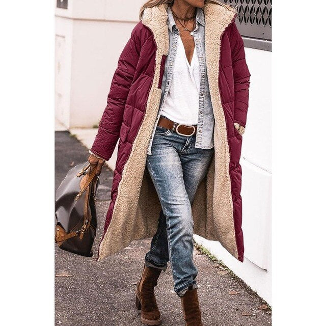 Lotte | Hazel fleece & casual kapmantel