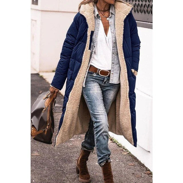 Lotte | Hazel fleece & casual kapmantel