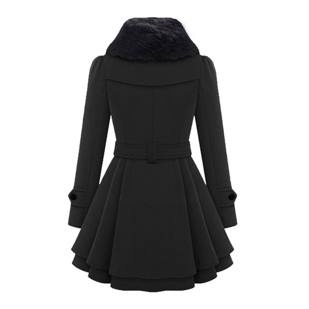 Nina | Warme lange winterjas voor dames