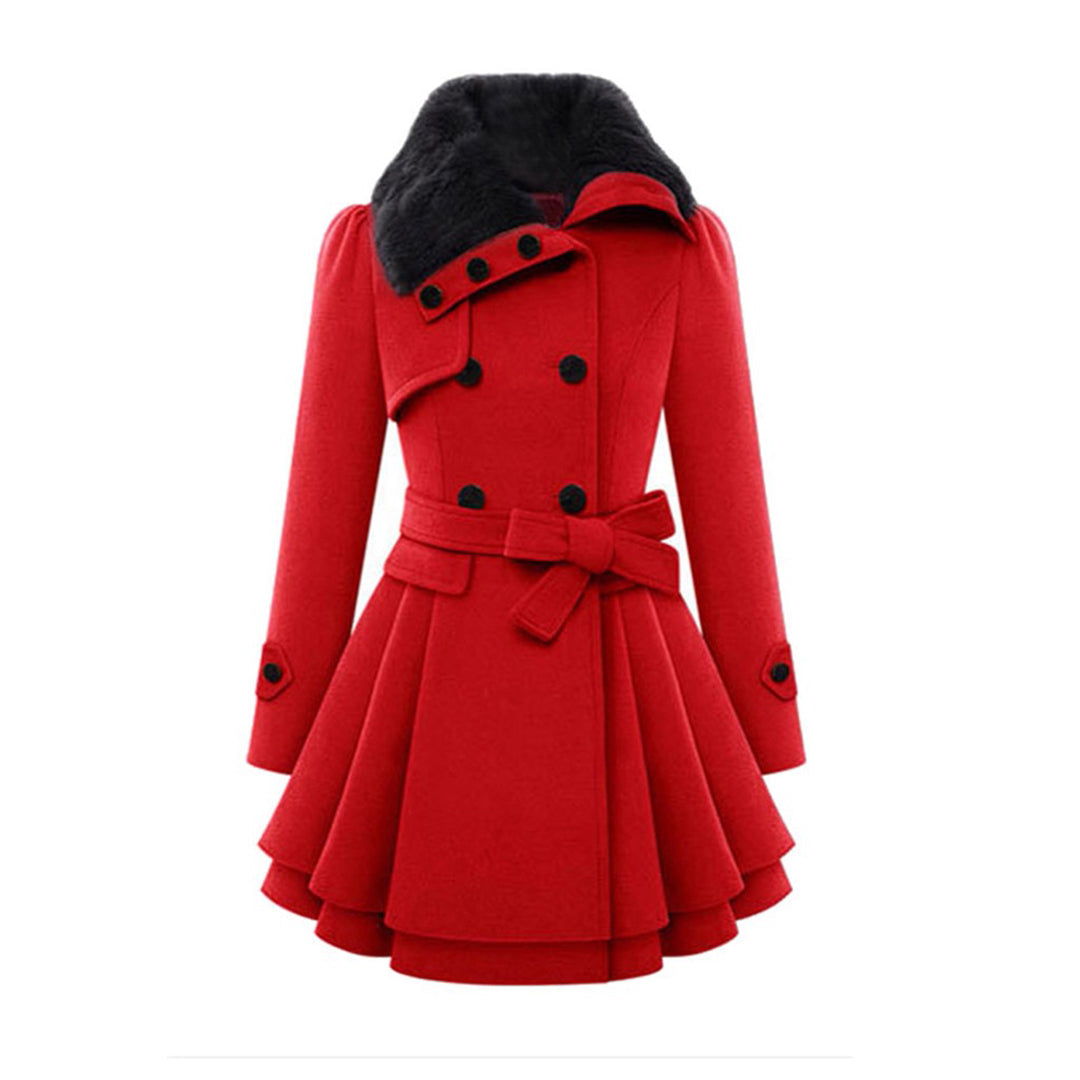 Nina | Warme lange winterjas voor dames