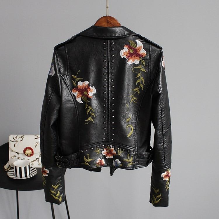 Flora | Leren jack