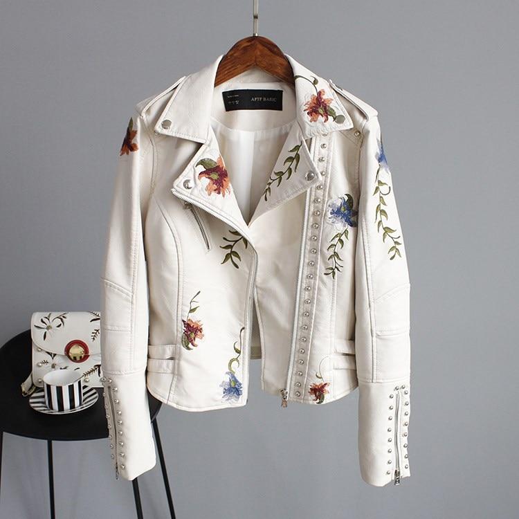 Flora | Leren jack