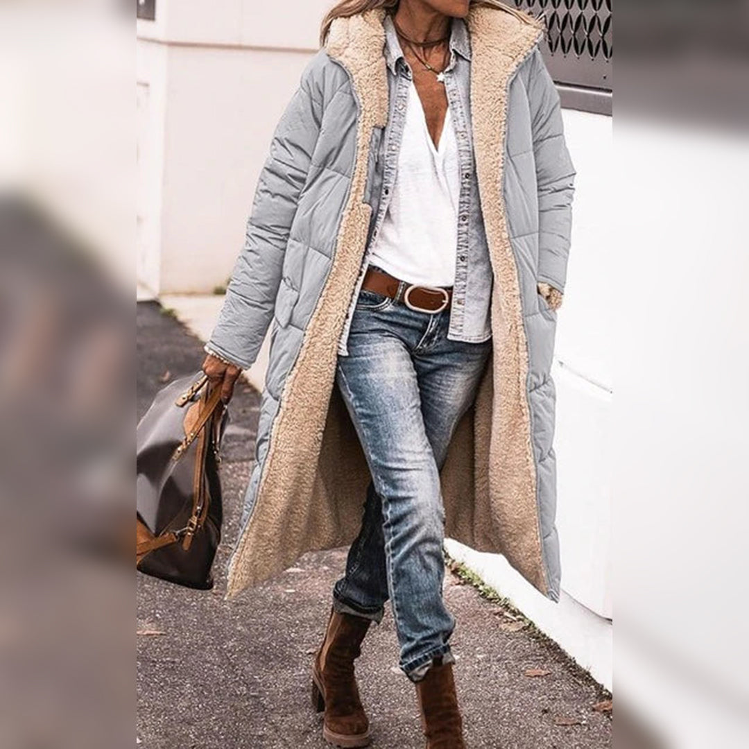 Hazel | Lange winterjas voor dames