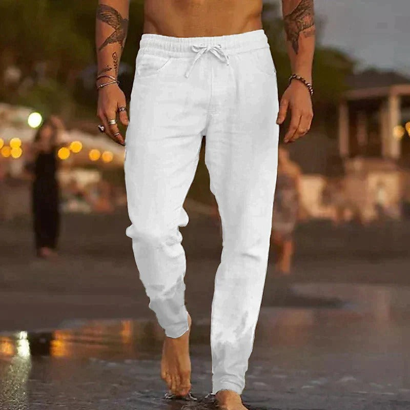 Piet | Stijlvolle Heren Linnen Broek