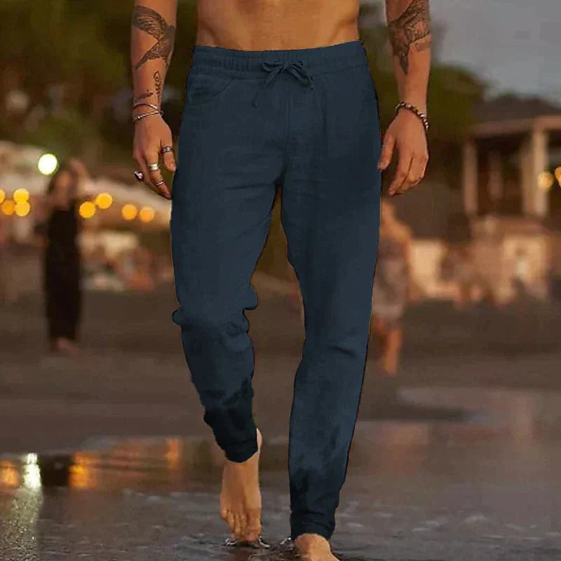 Piet | Stijlvolle Heren Linnen Broek