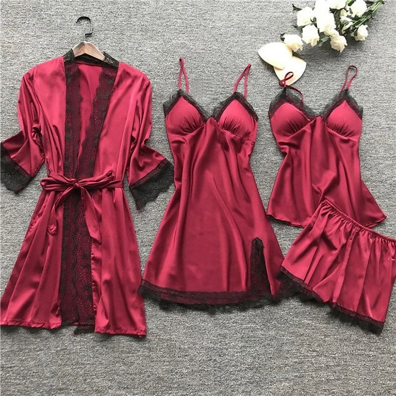 Lara | Satijnen pyjama set
