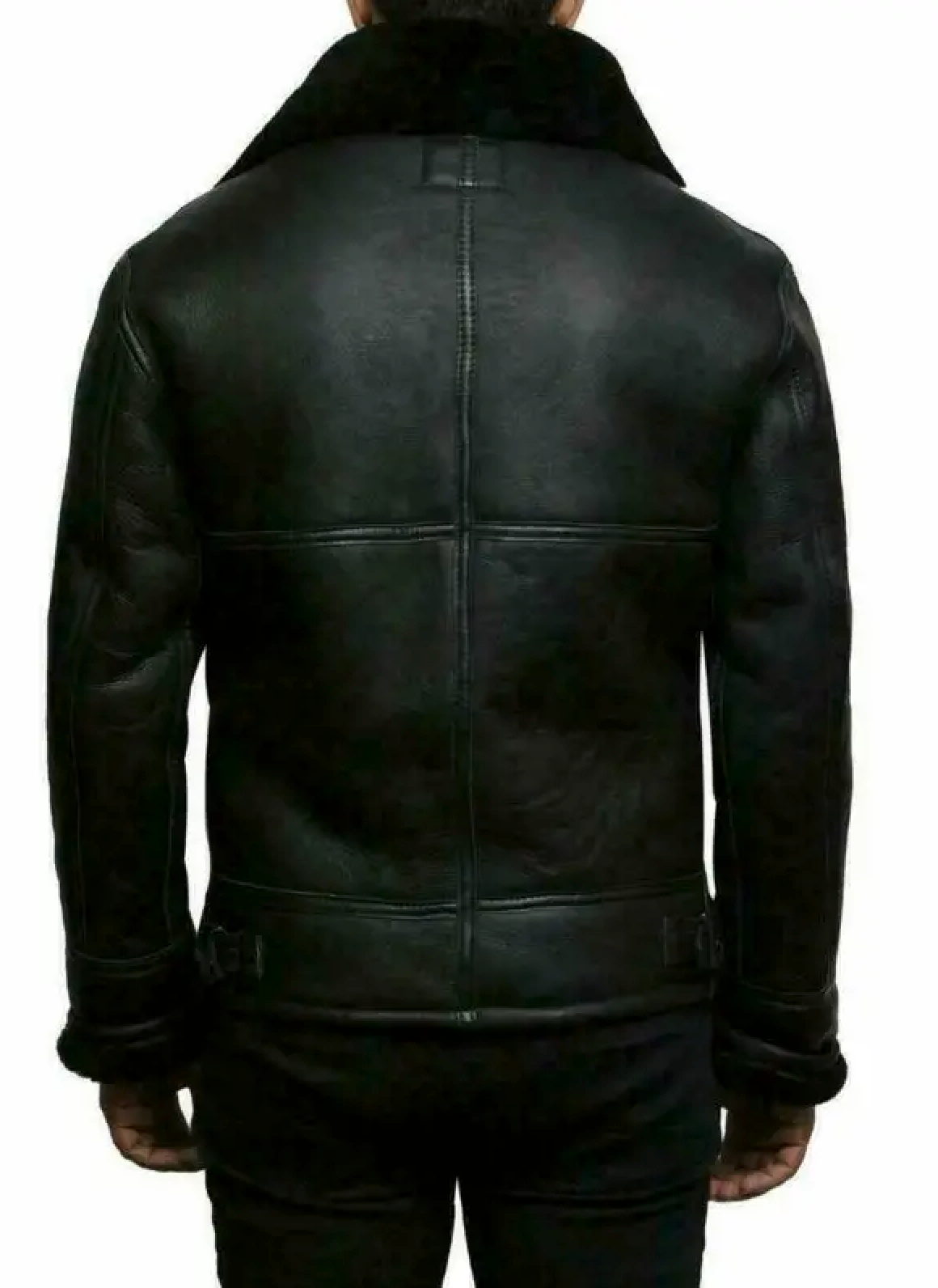 Ravi | Leren winterjack