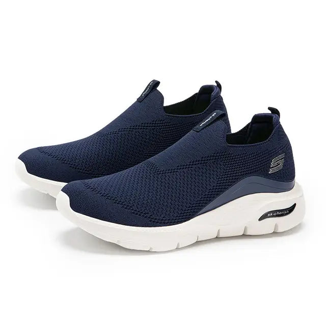 Jasper | Comfortabele zwarte slip-on sneakers