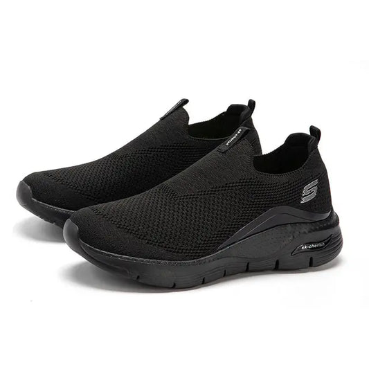 Jasper | Comfortabele zwarte slip-on sneakers