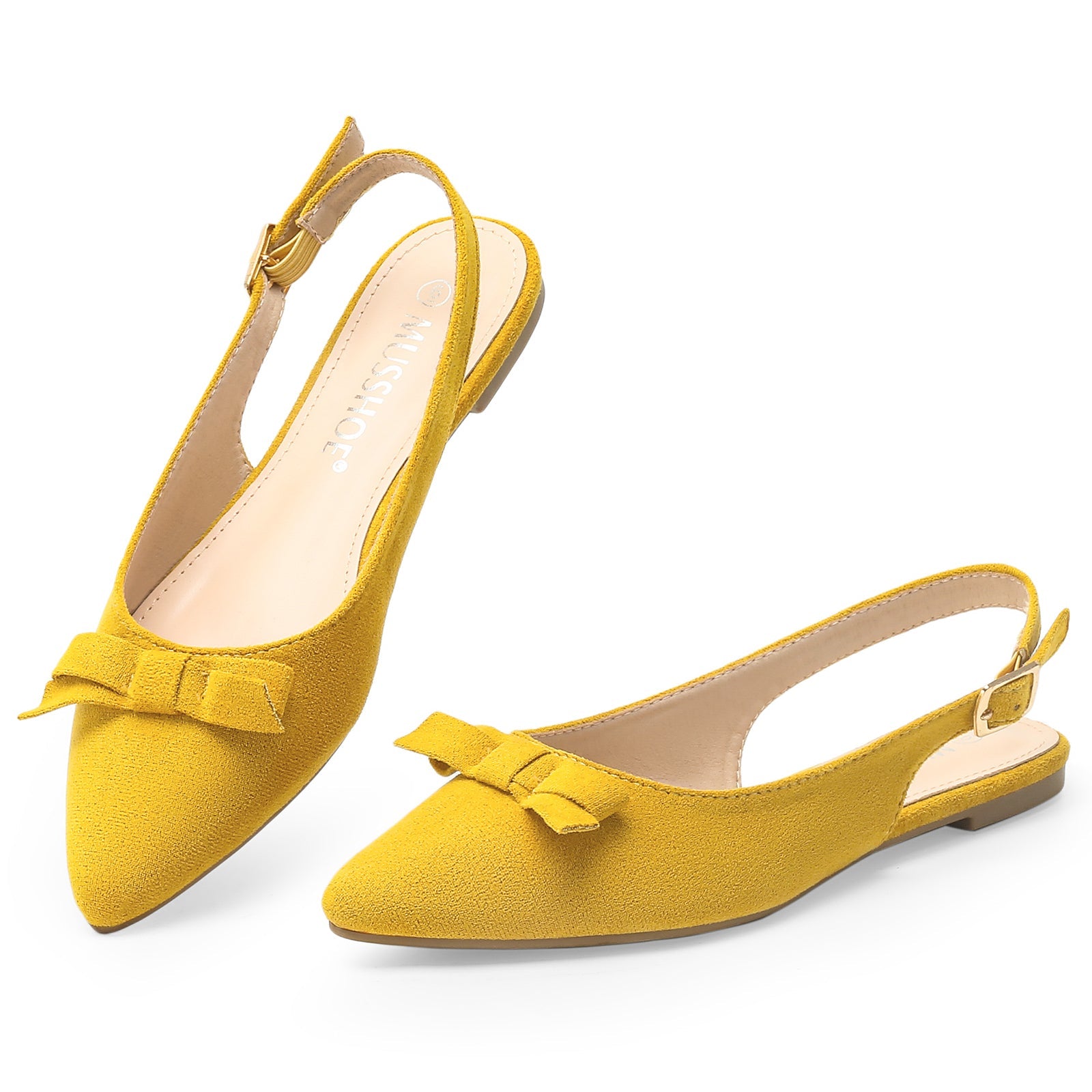 Platte slingback-sandalen met strik: Elegante en comfortabele lente look afbeelding 13