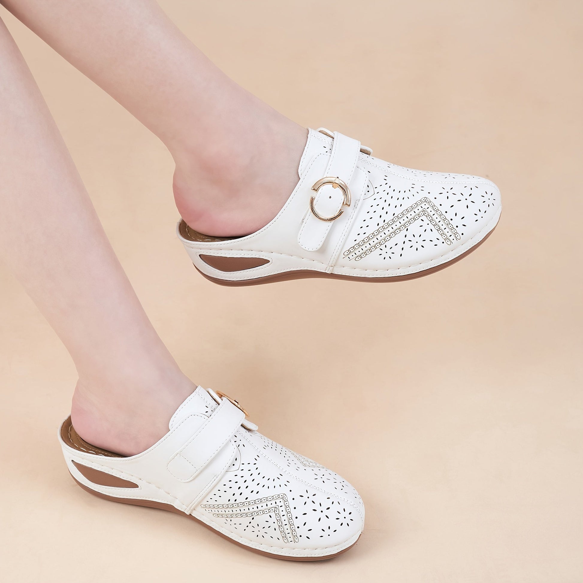 Comfortabele masserende sportsandalen in effen kleur afbeelding 10