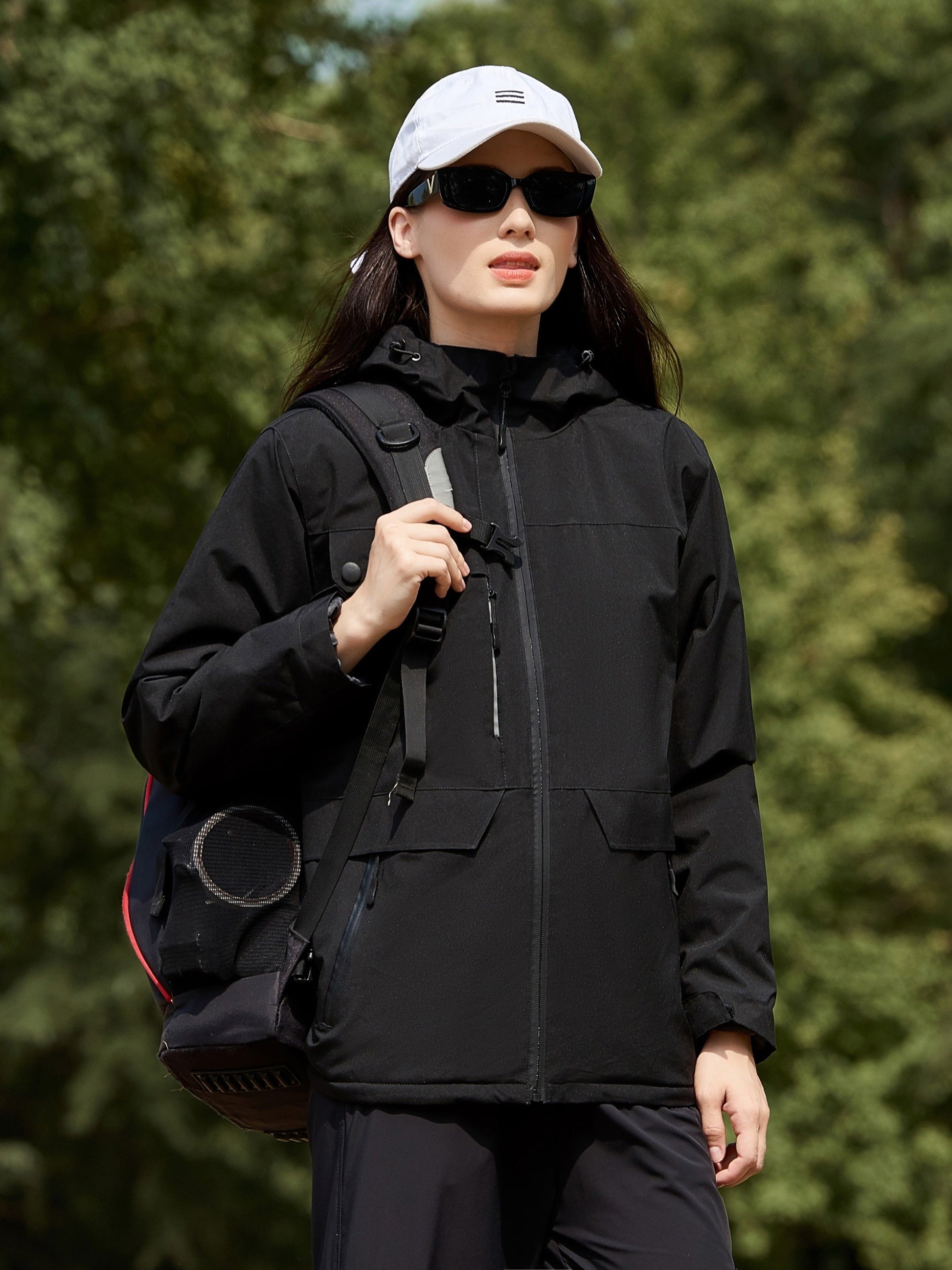 Dames Pluche Outdoor Punch Jas: Stijlvol & Warm voor Buitenavonturen! afbeelding 10