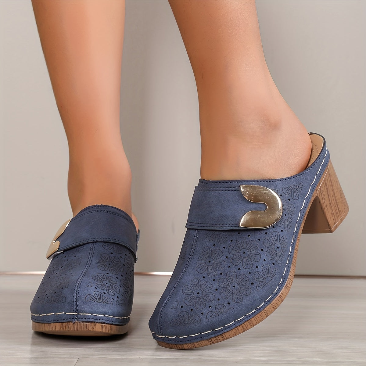 Modieuze damessandalen: comfortabel en stijlvol met bloemmotief afbeelding 2