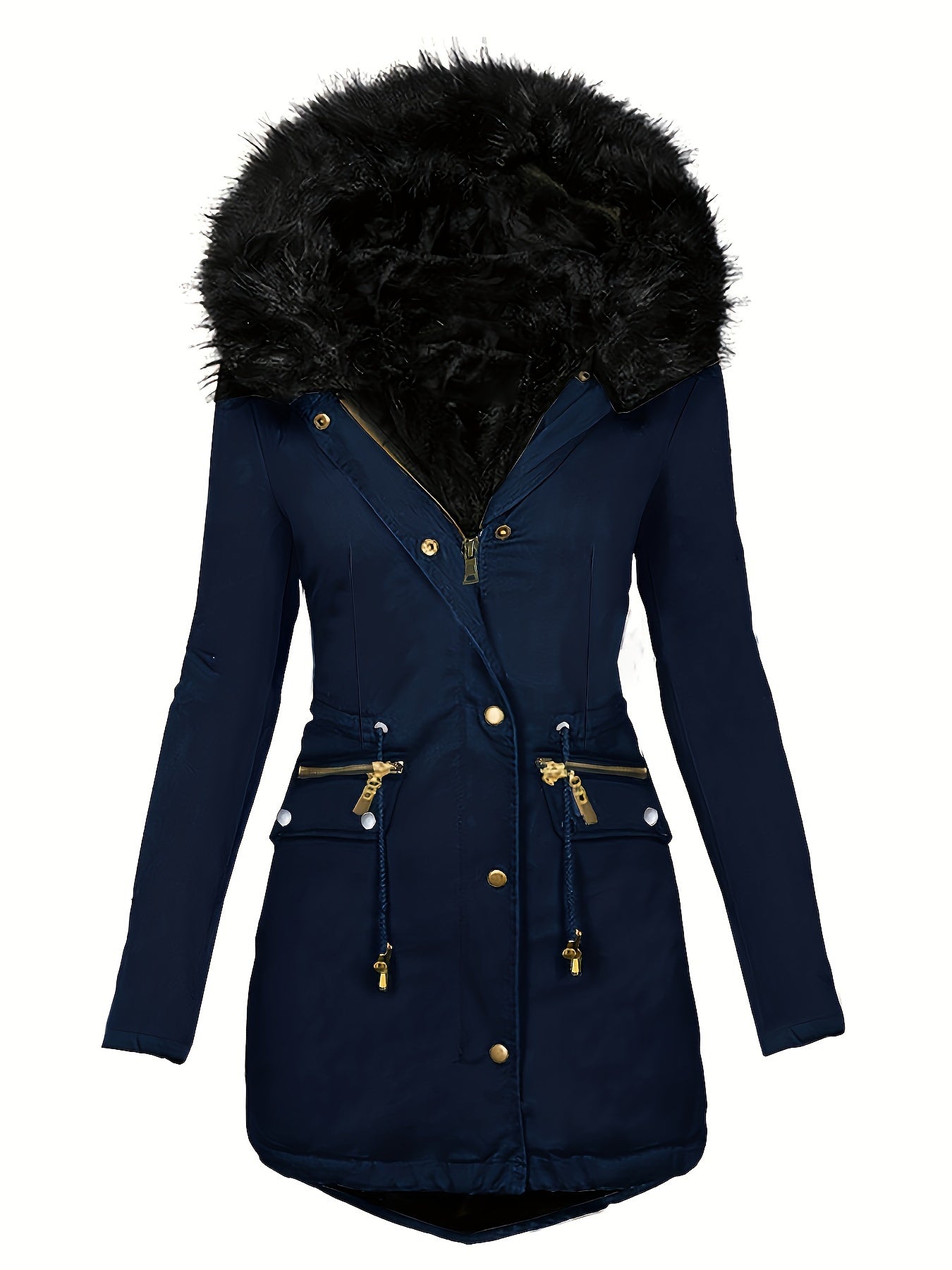 Trendy parka jas van luxe katoenmix | Verstelbare taille en praktische zakken | Perfect voor herfst en winter afbeelding 5
