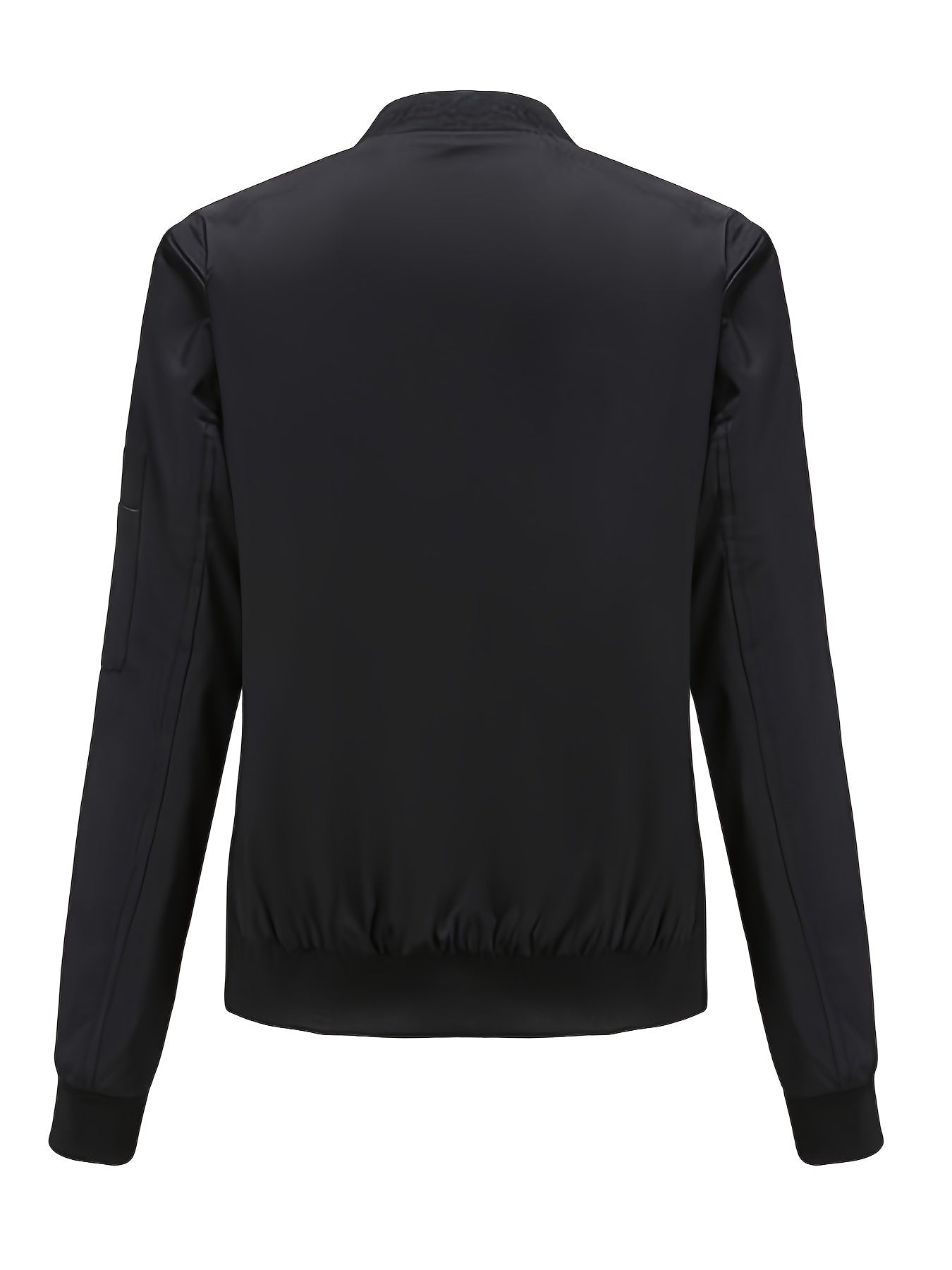Effen bomberjack van hoogwaardige katoenmix | Casual en stijlvol | Perfect voor herfst en winter afbeelding 7