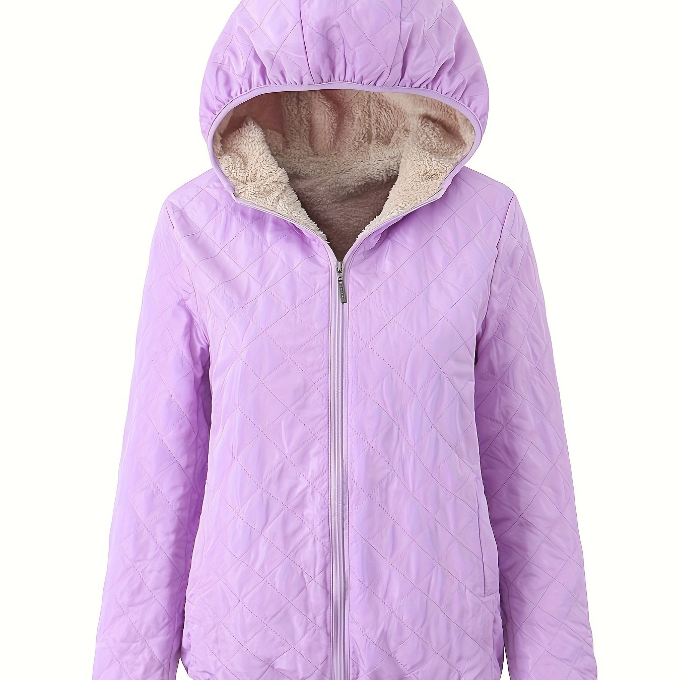 Gewatteerde jas met capuchon en rits - perfecte combinatie van comfort en stijl afbeelding 20